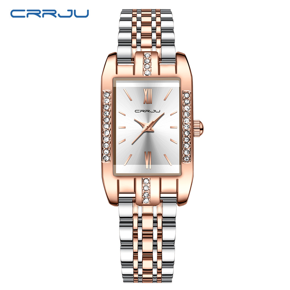 Lux Watch - CRRJU Luxury Square Watch for Woman