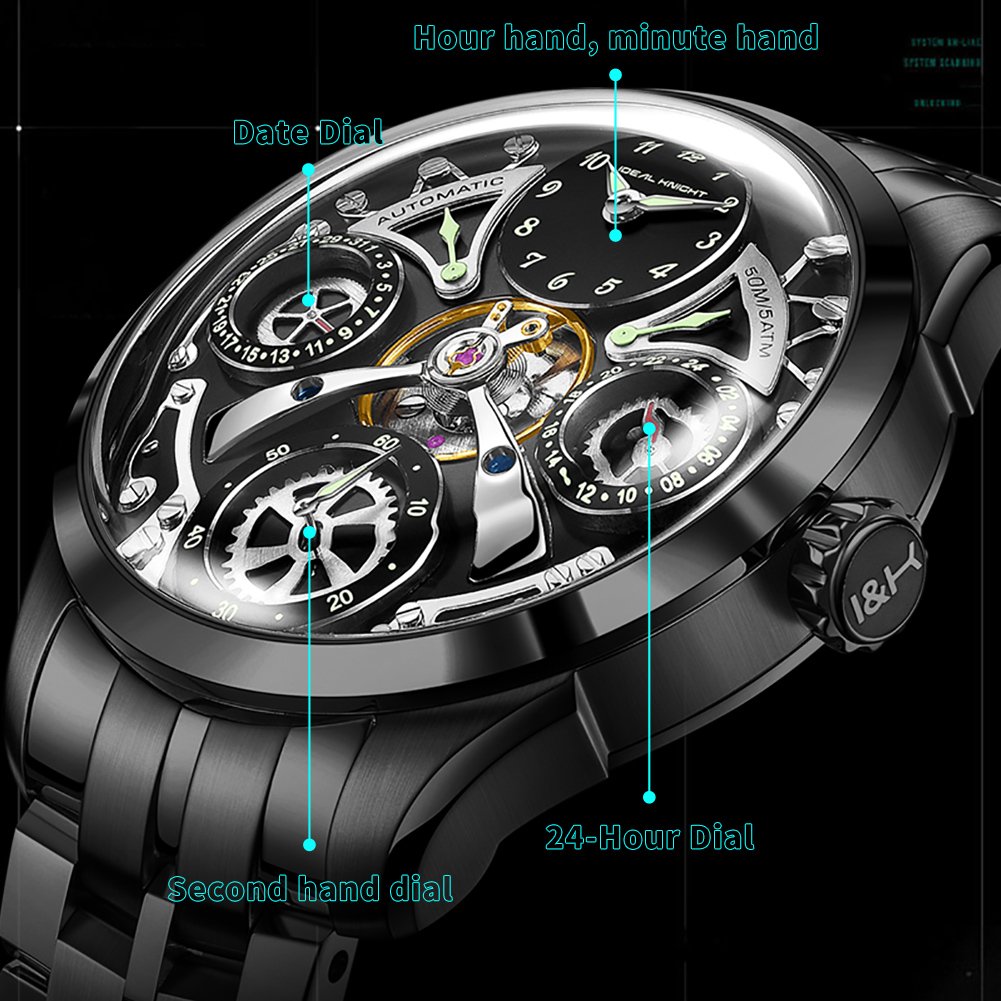 6820 IDEAL KNIGHT Luxury Origi - Luxury Watch With Rubber Strap ulasan dan harga
