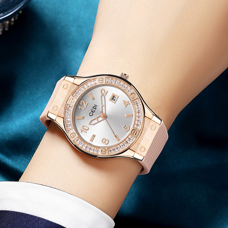 Fashion GEDI Light Luxury Diam - Lux Watch ulasan dan harga