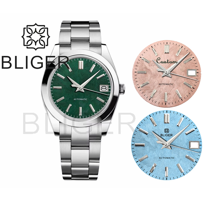 BLIGER 36mm39mm Custom logo Gr - Luxury Watch Green Dial ulasan dan harga