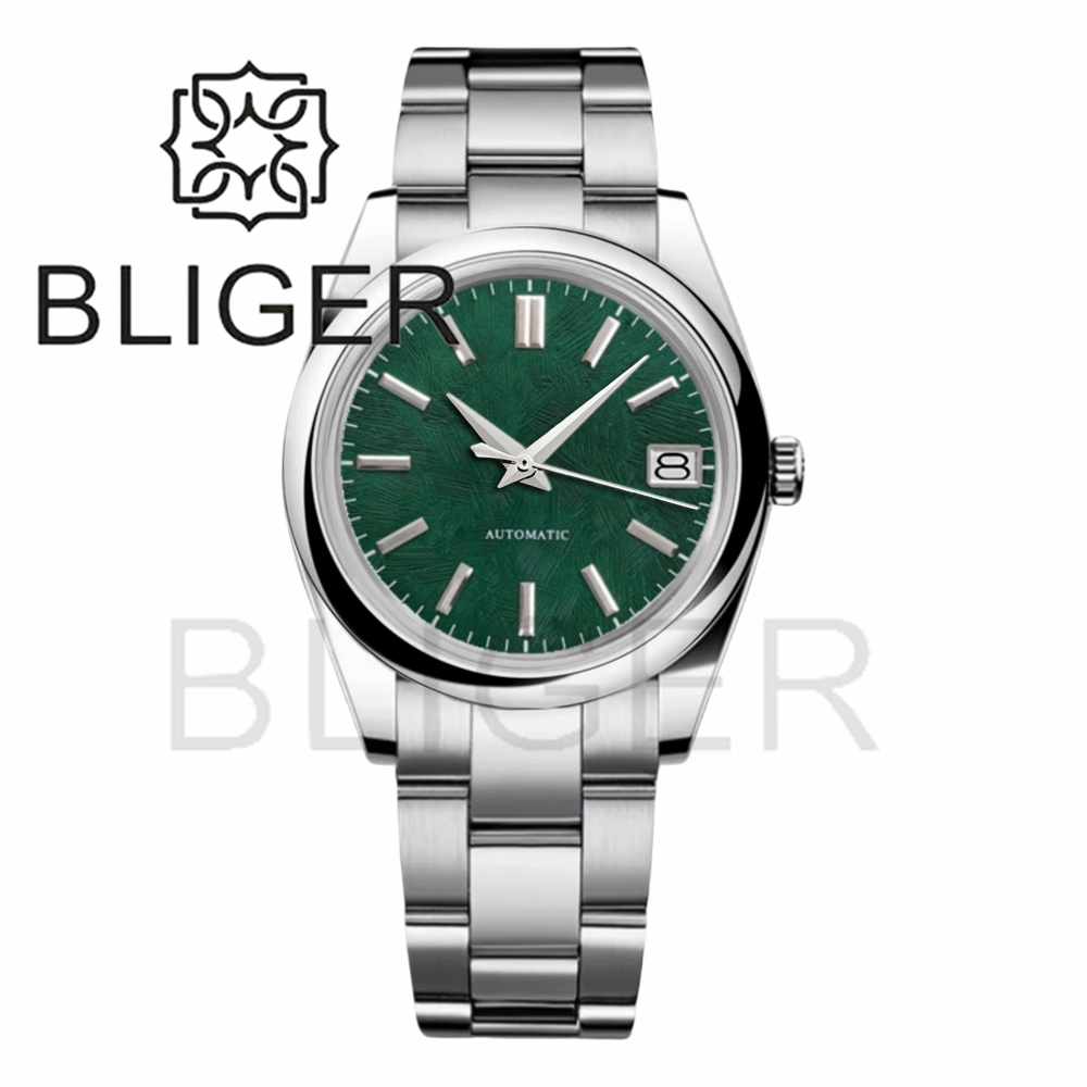 BLIGER 36mm39mm Custom logo Gr - Luxury Watch Green Dial ulasan dan harga