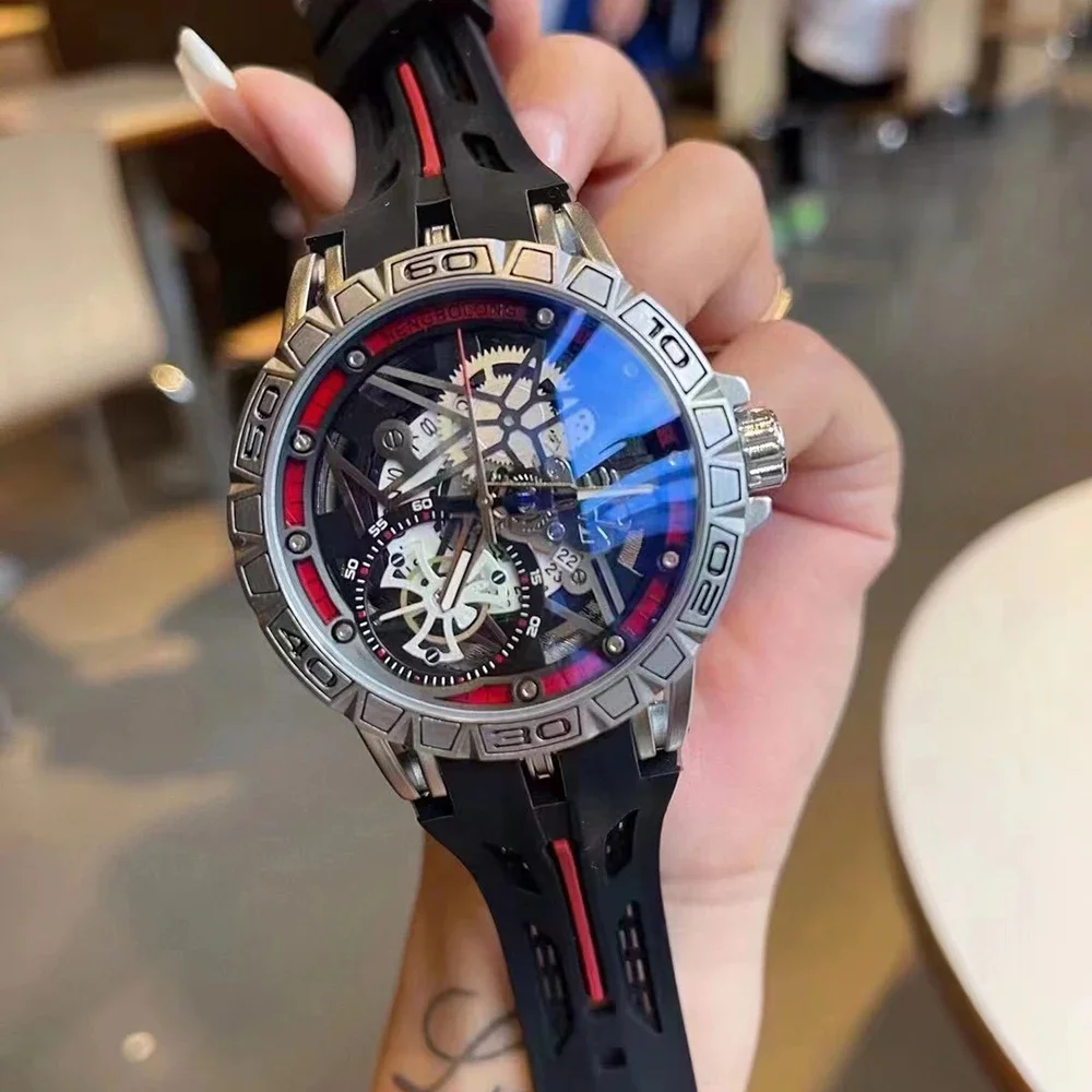3D Quartz Watches Men Luxury C - Luxury Watch With Rubber Strap ulasan dan harga
