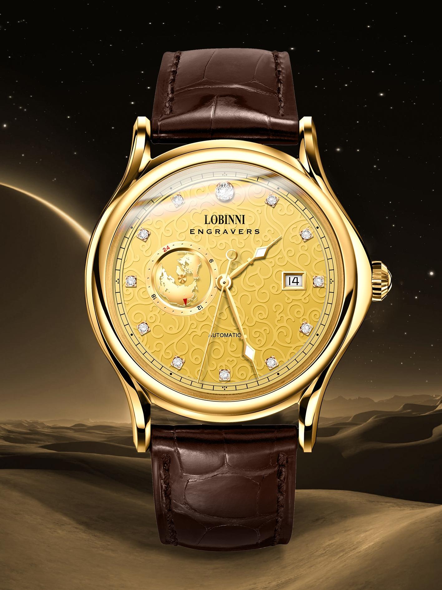 LOBINNI MIYOTA Automatic Men's - Luxury Watch G Shock ulasan dan harga