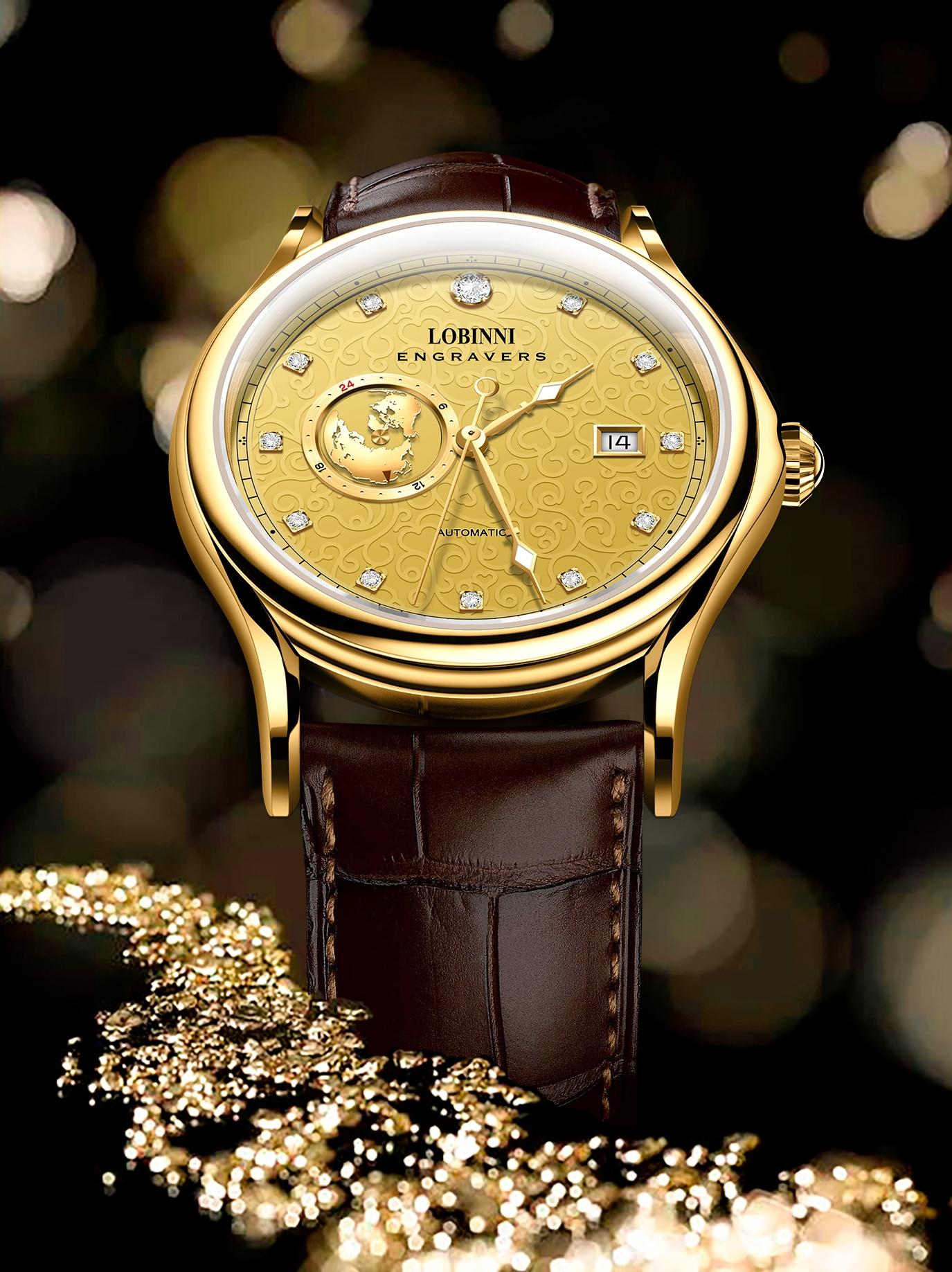 LOBINNI MIYOTA Automatic Men's - Luxury Watch G Shock ulasan dan harga