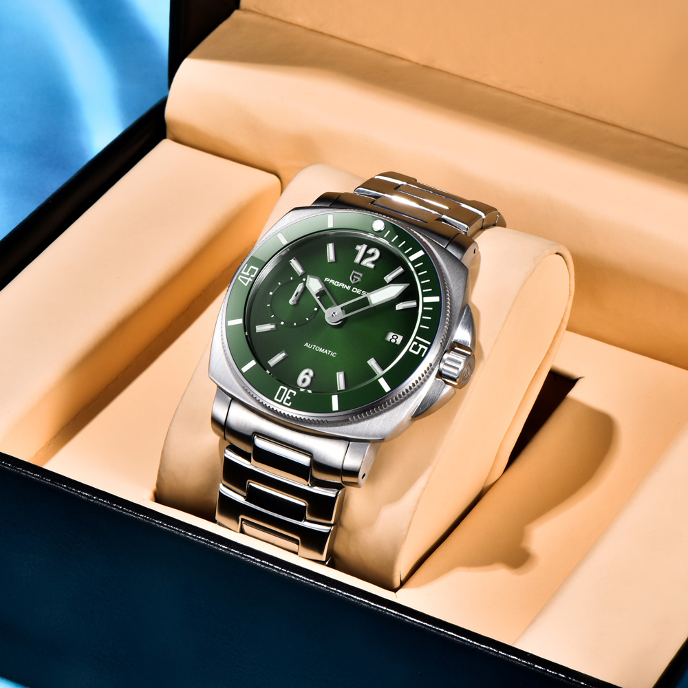 PAGANI DESIGN Men's Watch Luxu - Luxury Watch Green Dial ulasan dan harga