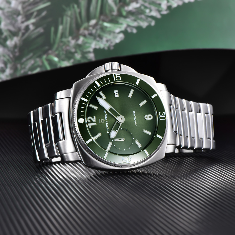 PAGANI DESIGN Men's Watch Luxu - Luxury Watch Green Dial ulasan dan harga