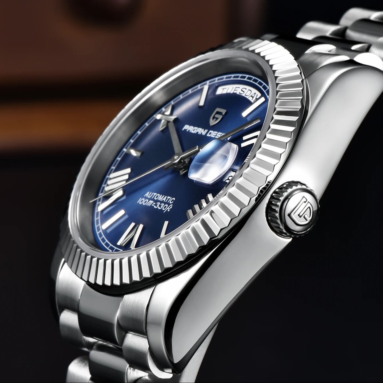 PAGANI DESIGN DD36 Men's Watch - Luxury Watch Green Dial ulasan dan harga