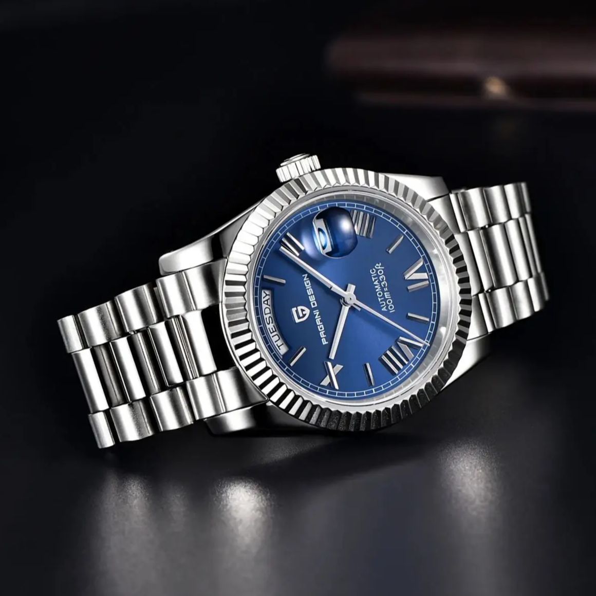 PAGANI DESIGN DD36 Men's Watch - Luxury Watch Green Dial ulasan dan harga