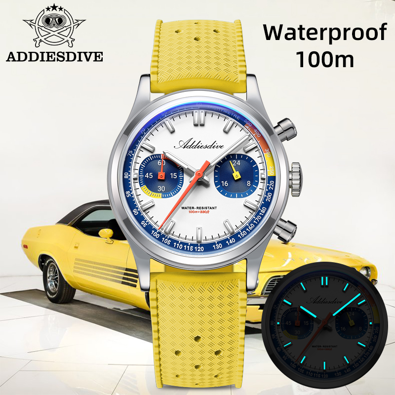 ADDIESDIVE Fashion Men's Quart - Luxury Watch With Rubber Strap ulasan dan harga