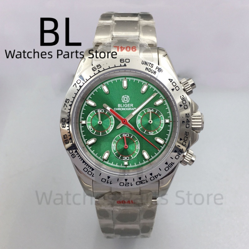 BLIGER 39mm Luxury Green Dial  - Luxury Watch Green Dial ulasan dan harga