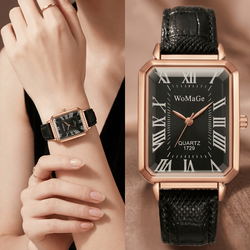 Fashion Rectangle Quartz Watch - Lux Watch ulasan dan harga