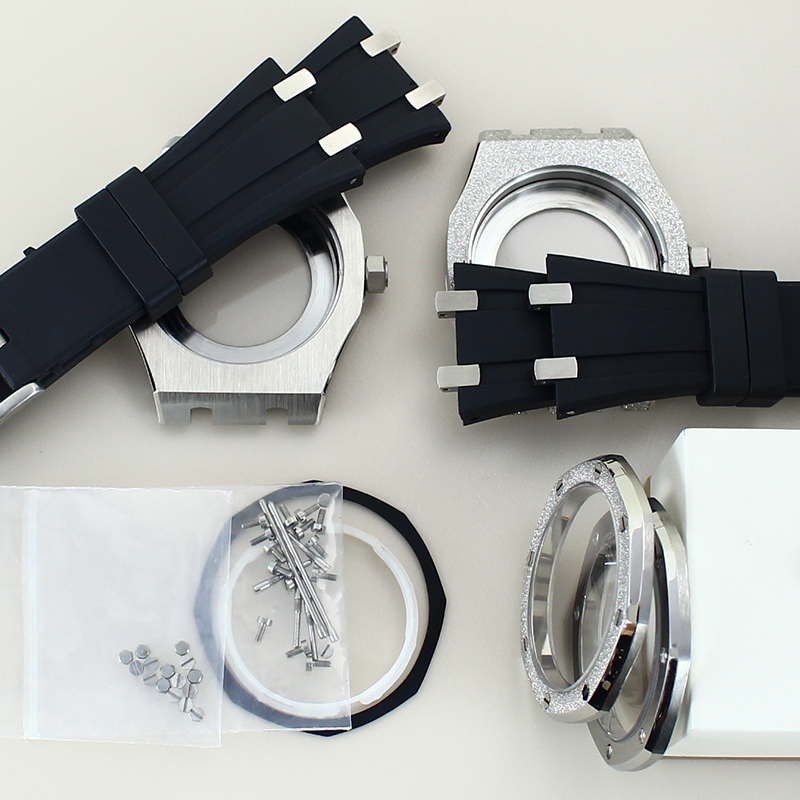 silvery 41mm Luxury Men Watch  - Luxury Watch With Rubber Strap ulasan dan harga