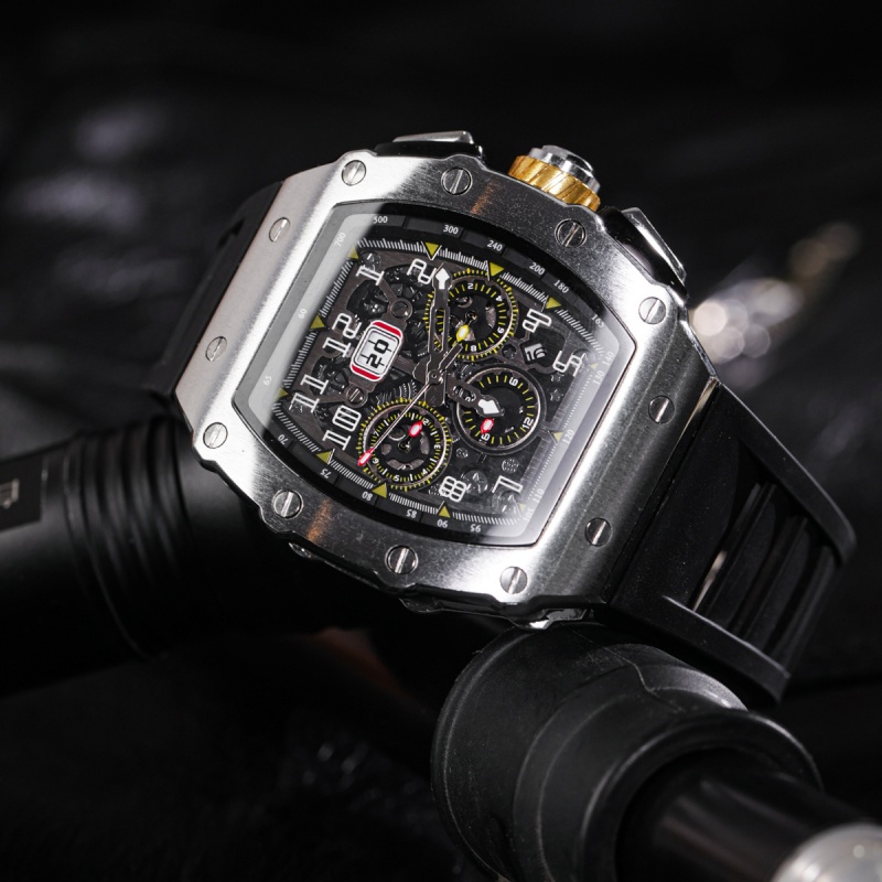 Fully automatic mechanical wat - Luxury Watch With Rubber Strap ulasan dan harga