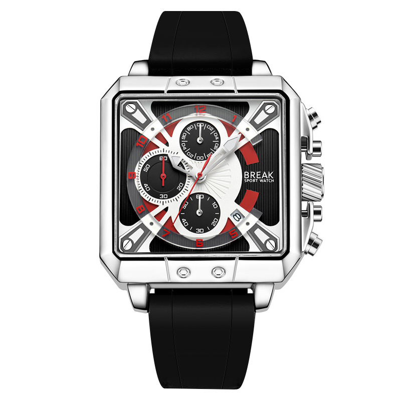 New Luxury Top Brand Chronogra - Luxury Watch With Rubber Strap ulasan dan harga