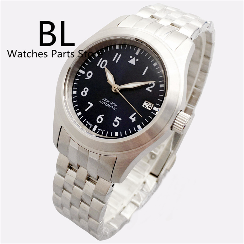 BLIGER 36mm/39mm Pilot Style N - Luxury Watch Green Dial ulasan dan harga