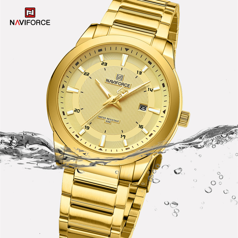 2024 Top Brand NAVIFORCE Mens  - Luxury Watch Green Dial ulasan dan harga