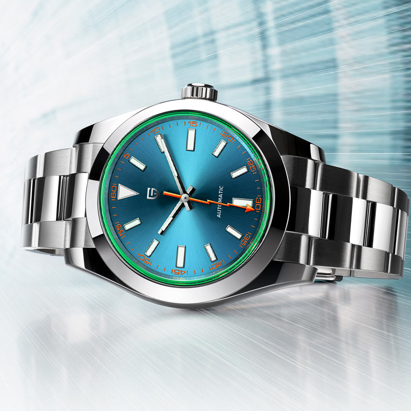 PAGANI DESIGN Green Glass Men' - Luxury Watch Green Dial ulasan dan harga
